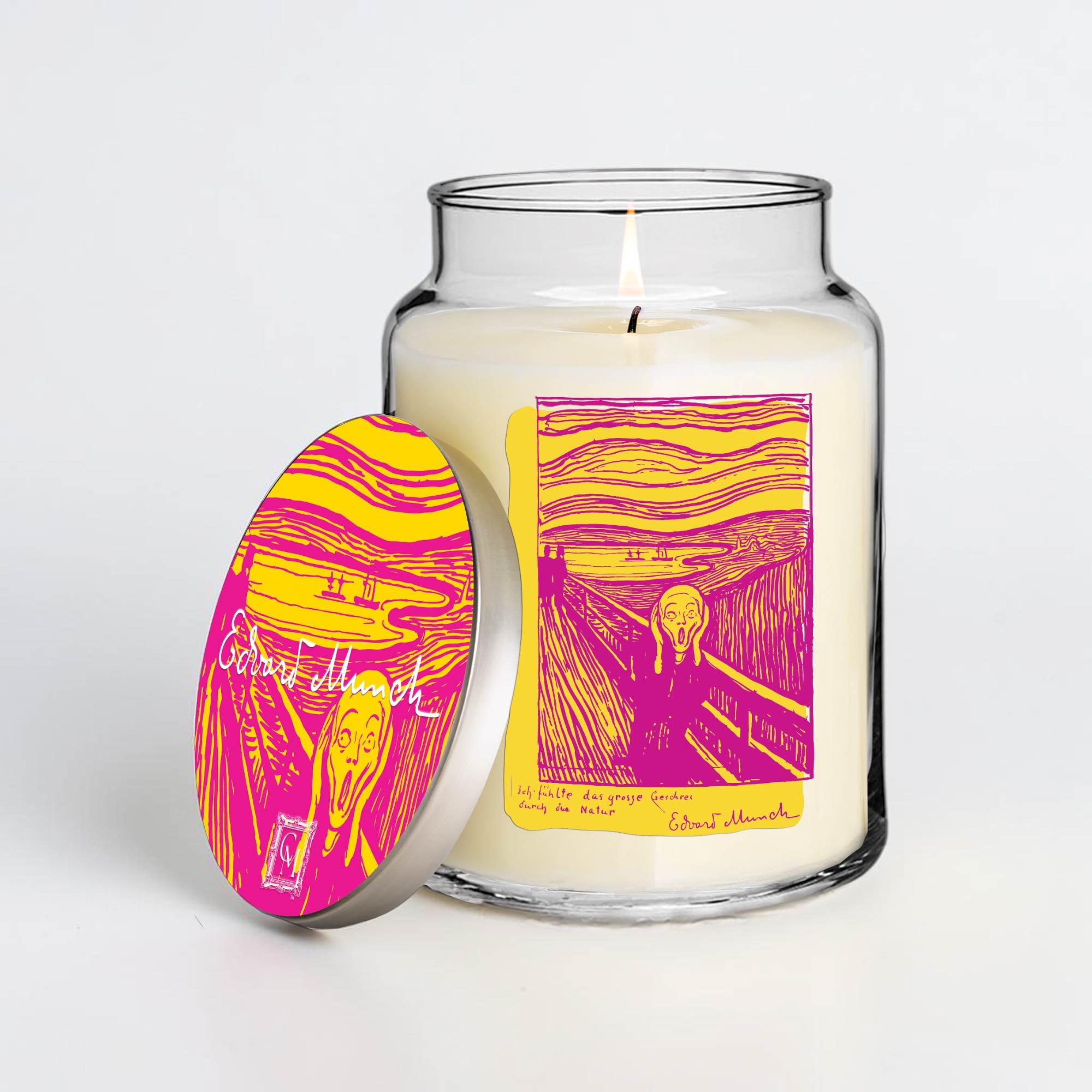 Edvard Munch - The Scream - Blood Orange and Saffron 26oz Soy Wax Candle