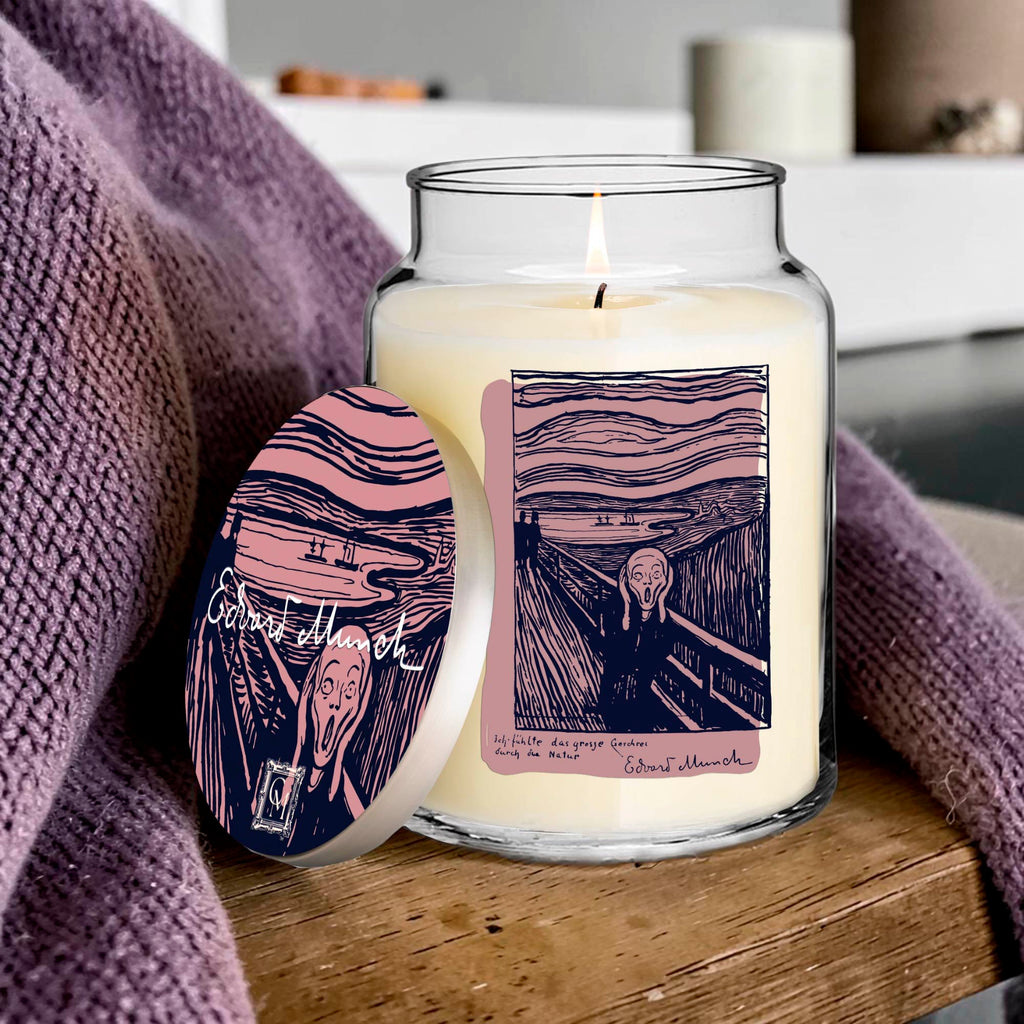 Edvard Munch - The Scream - Blackberry and Vanilla 26oz Soy Wax Candle