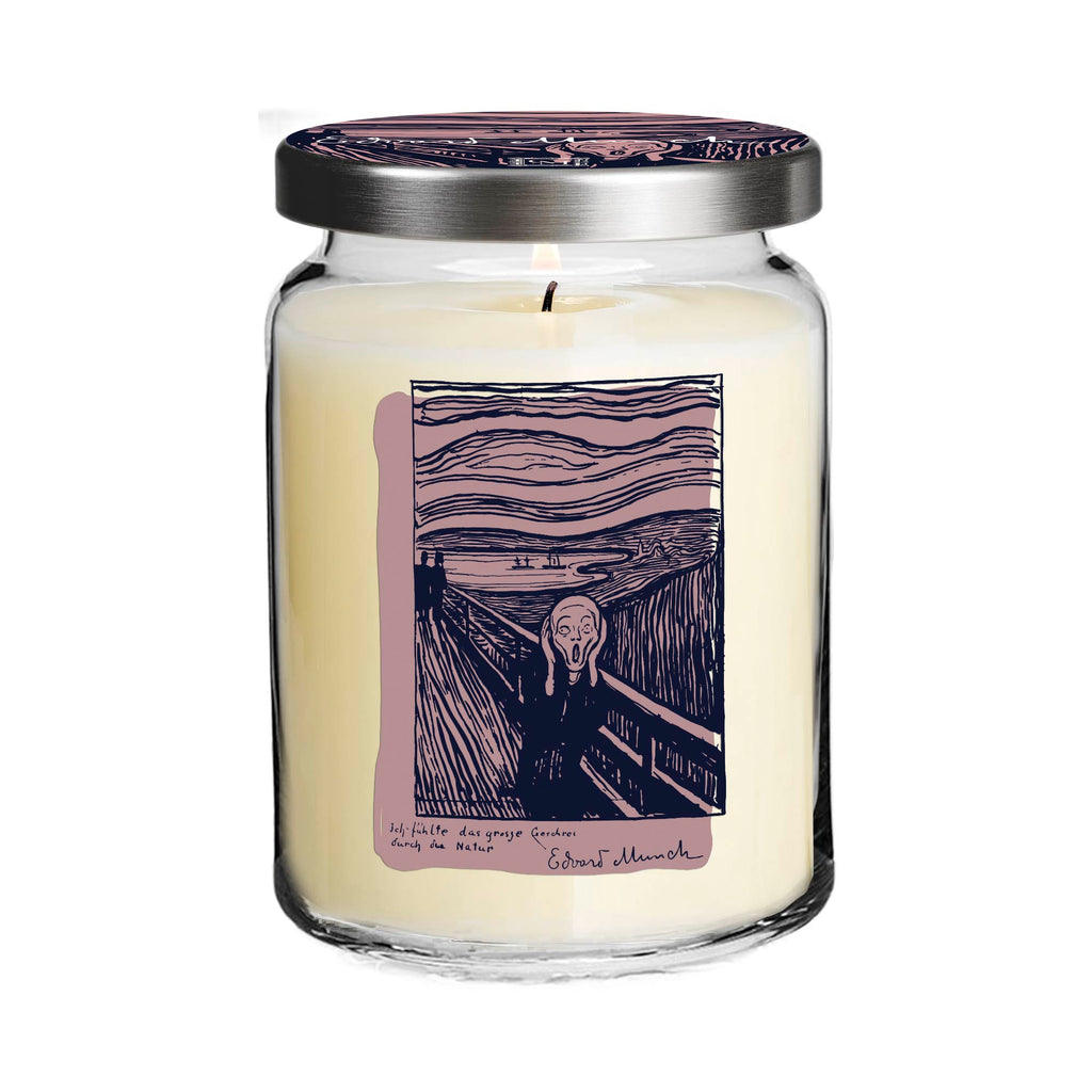 Edvard Munch - The Scream - Blackberry and Vanilla 26oz Soy Wax Candle