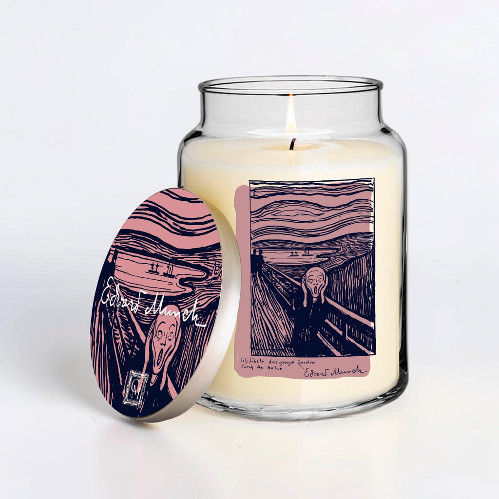 Edvard Munch - The Scream - Blackberry and Vanilla 26oz Soy Wax Candle