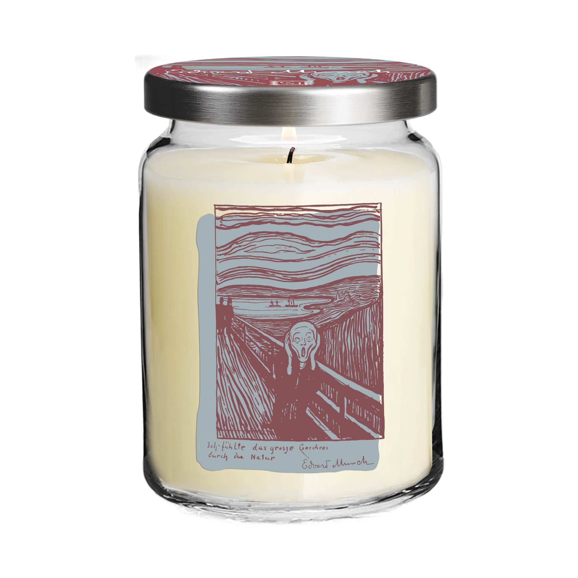 Edvard Munch - The Scream - Sea Salt and Driftwood 26oz Candle