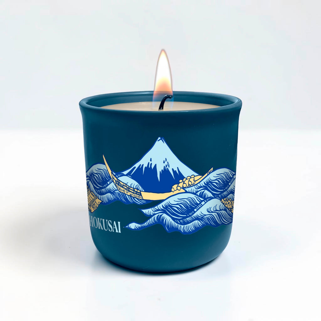 Hokusai - Waves - 15oz Soy Wax Candle