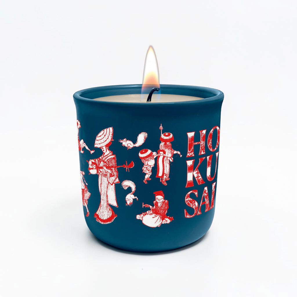 Hokusai - Townspeople - 15oz Soy Wax Candle