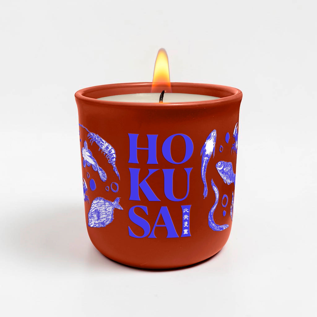 Hokusai - Sea Creatures - 15oz Soy Wax Candle