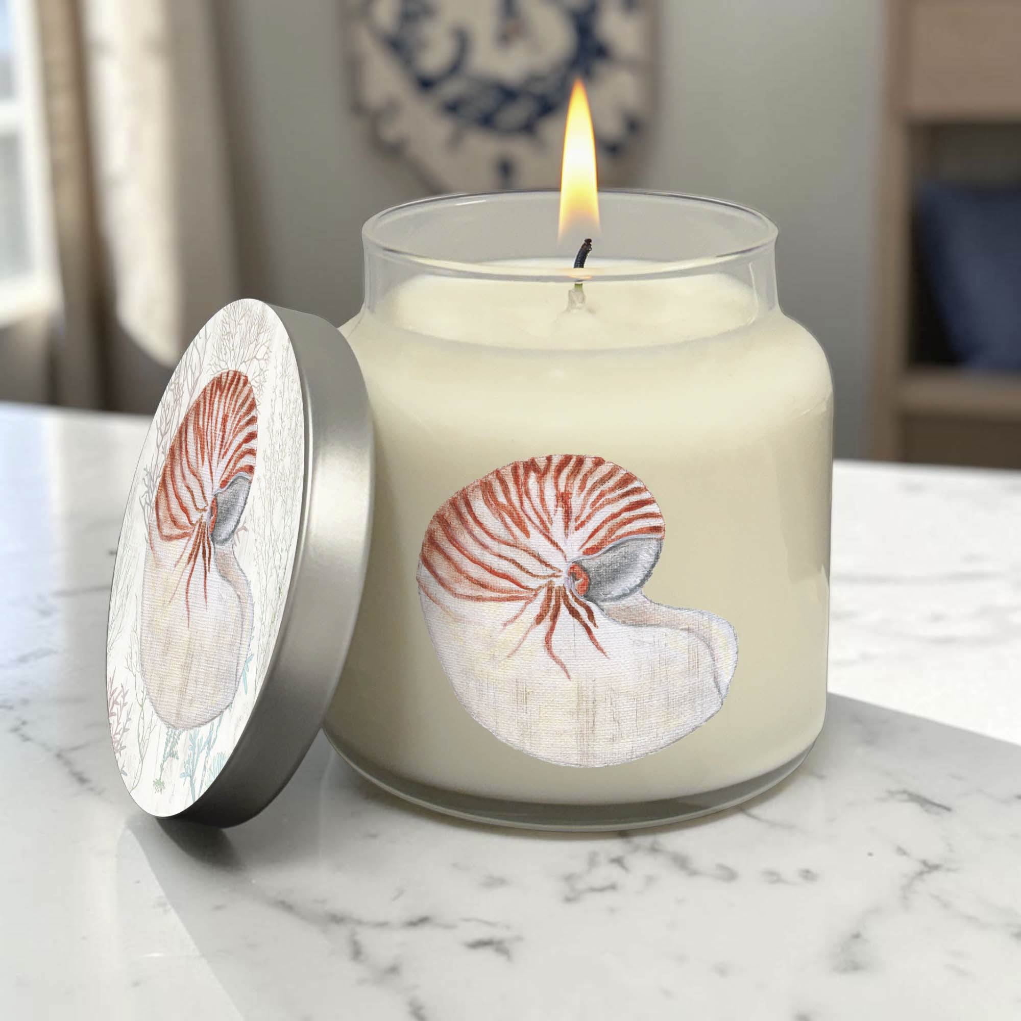 Nautilus - Sea Salt and Vanilla 14oz Soy Wax Candle