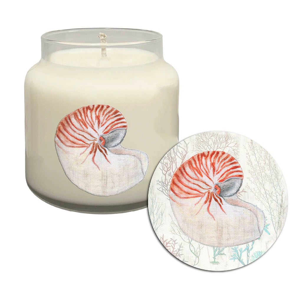 Nautilus - Sea Salt and Vanilla 14oz Soy Wax Candle