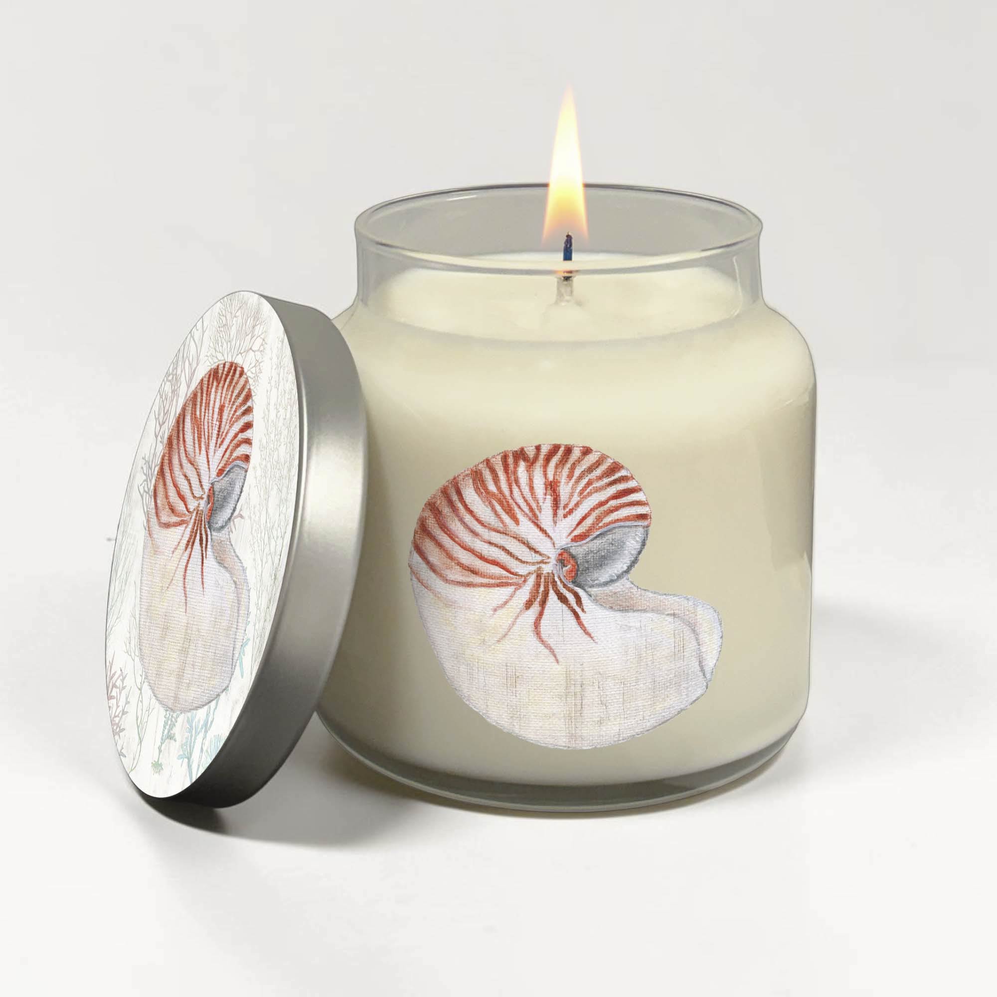 Nautilus - Sea Salt and Vanilla 14oz Soy Wax Candle