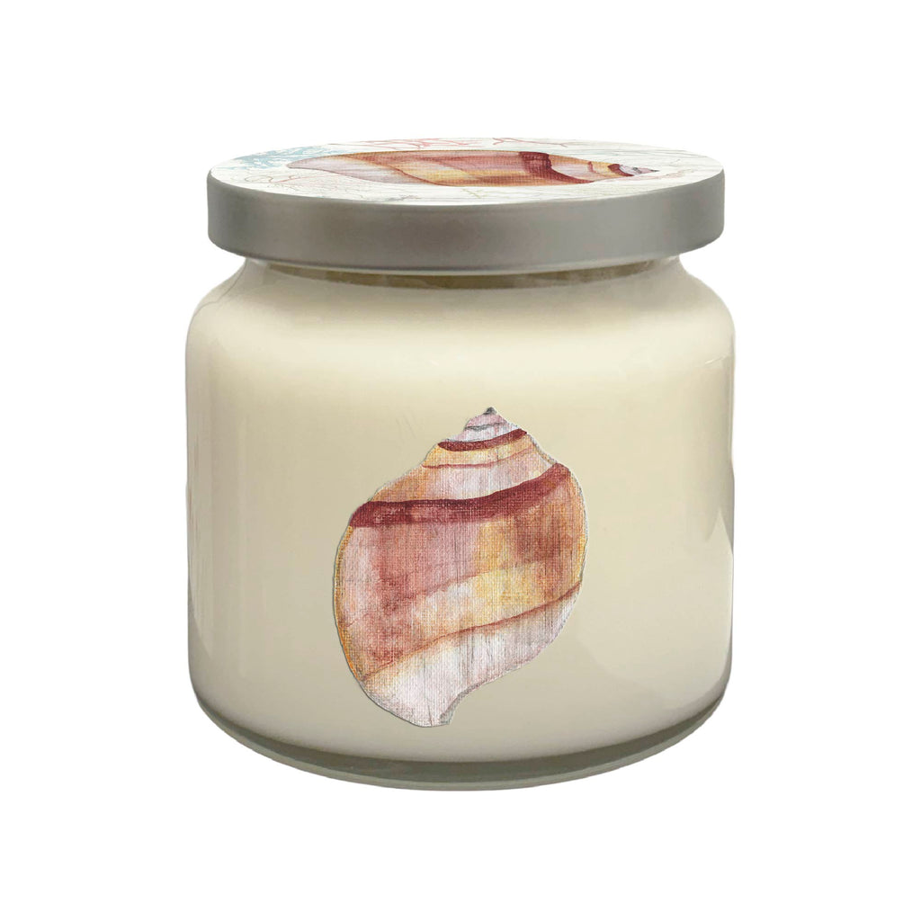 Shell - Coconut and Jasmine 14oz Soy Wax Candle