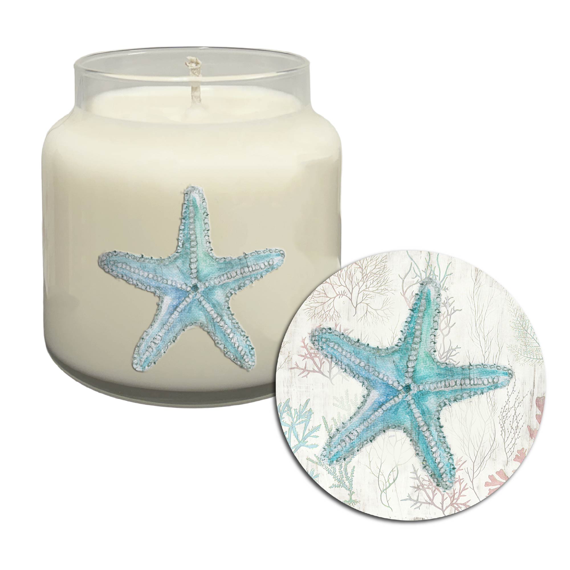 Starfish - Fresh Linen and Lavender 14oz Soy Wax Candle