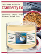 Better Together - Cranberry Cobbler 9.6 oz Soy Wax Candle in Glass Jar