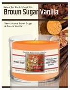 Life is for Jumping - Brown Sugar Vanilla 9.6 oz Soy Wax Candle in Glass Jar