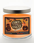 Fright Night V 14 oz Candle Glass Jar with Brushed Silver Metal Lid