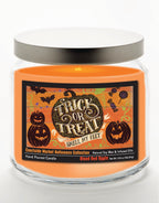 Fright Night V 14 oz Candle Glass Jar with Brushed Silver Metal Lid