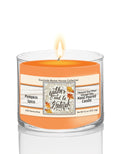 Harvest Delight VI on White 9.6 oz Soy Wax Candle in Glass Jar