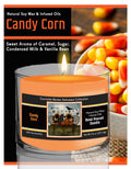 Happy Harvest - Candy Corn 9.6oz Soy Wax Candle in Glass Jar