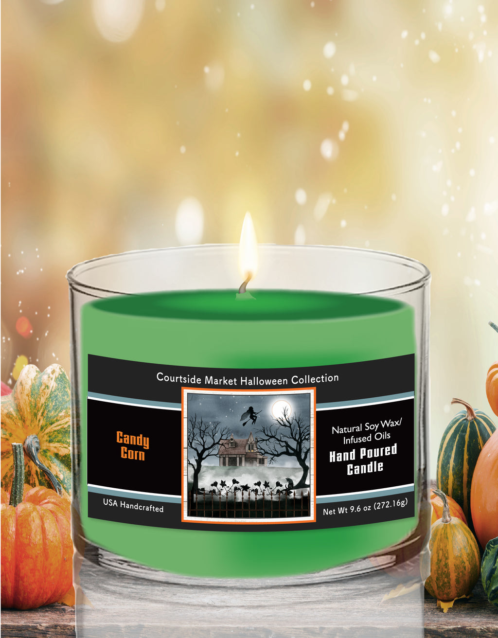 Harvest Moon II 9.6 oz Soy Wax Candle in Glass Jar