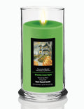 Haunted Patch - Ghoulish Green Apple 18 oz Status Candle Glass