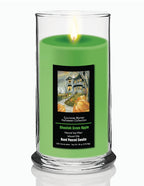 Haunted Patch - Ghoulish Green Apple 18 oz Status Candle Glass