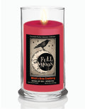 Full Moon - Witches Brew Cranberry 18 oz Status Candle Glass