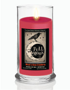 Full Moon - Witches Brew Cranberry 18 oz Status Candle Glass