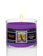 Stay Creepy V - Witches Brew Cranberry 9.6 oz Soy Wax Candle in Glass Jar