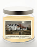 Harvest Collection Country - Honey Vanilla 14 oz Candle Glass Jar with Brushed Silver Metal Lid