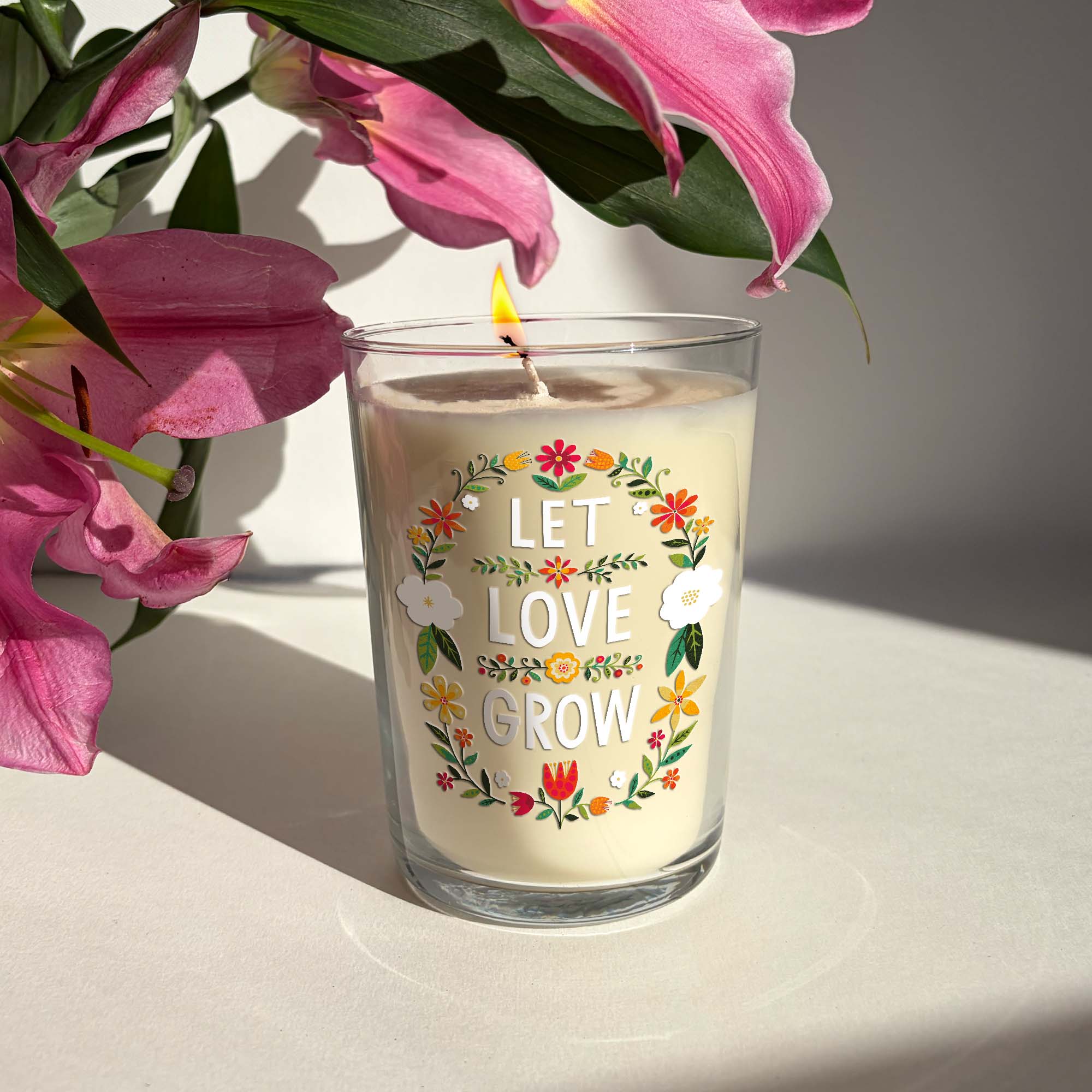 Let Love Grow - Vanilla and Pear Candle