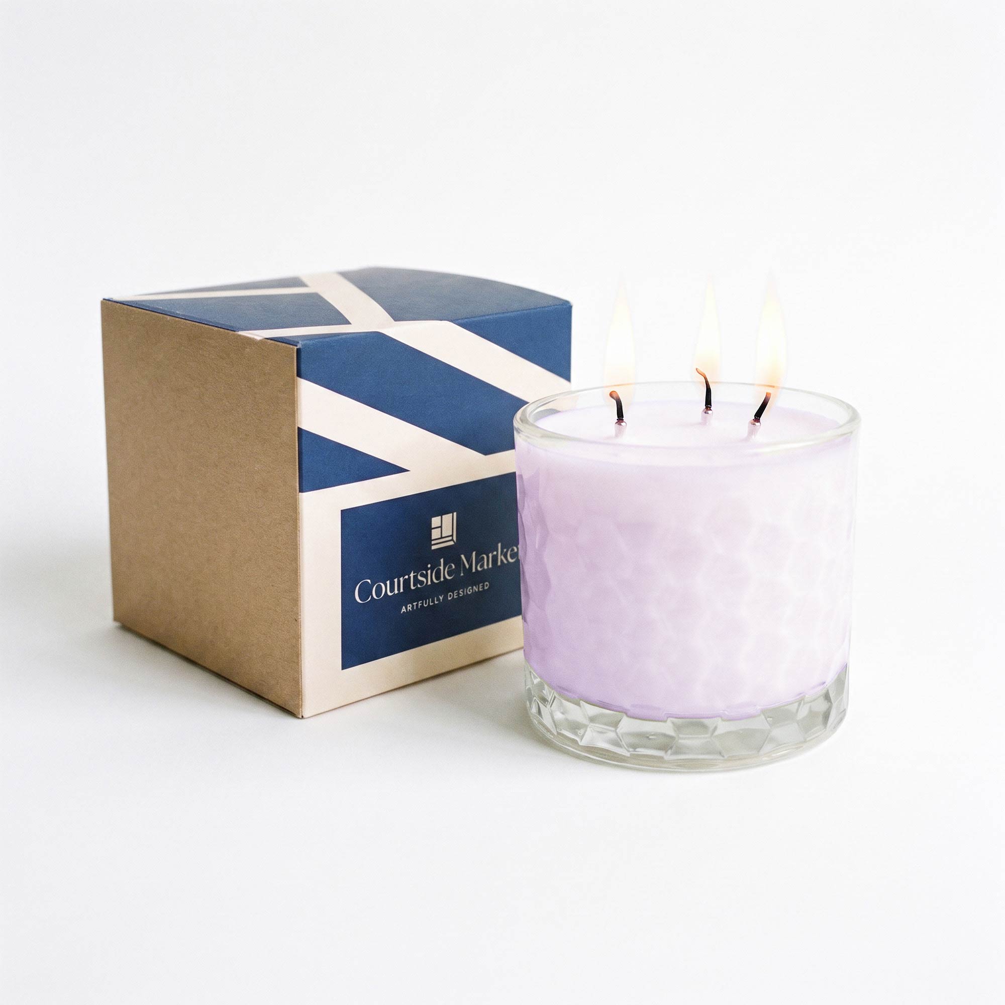 Lavender & Vanilla - Courtside Essentials 3 Wick 13.5oz Soy Wax Candle
