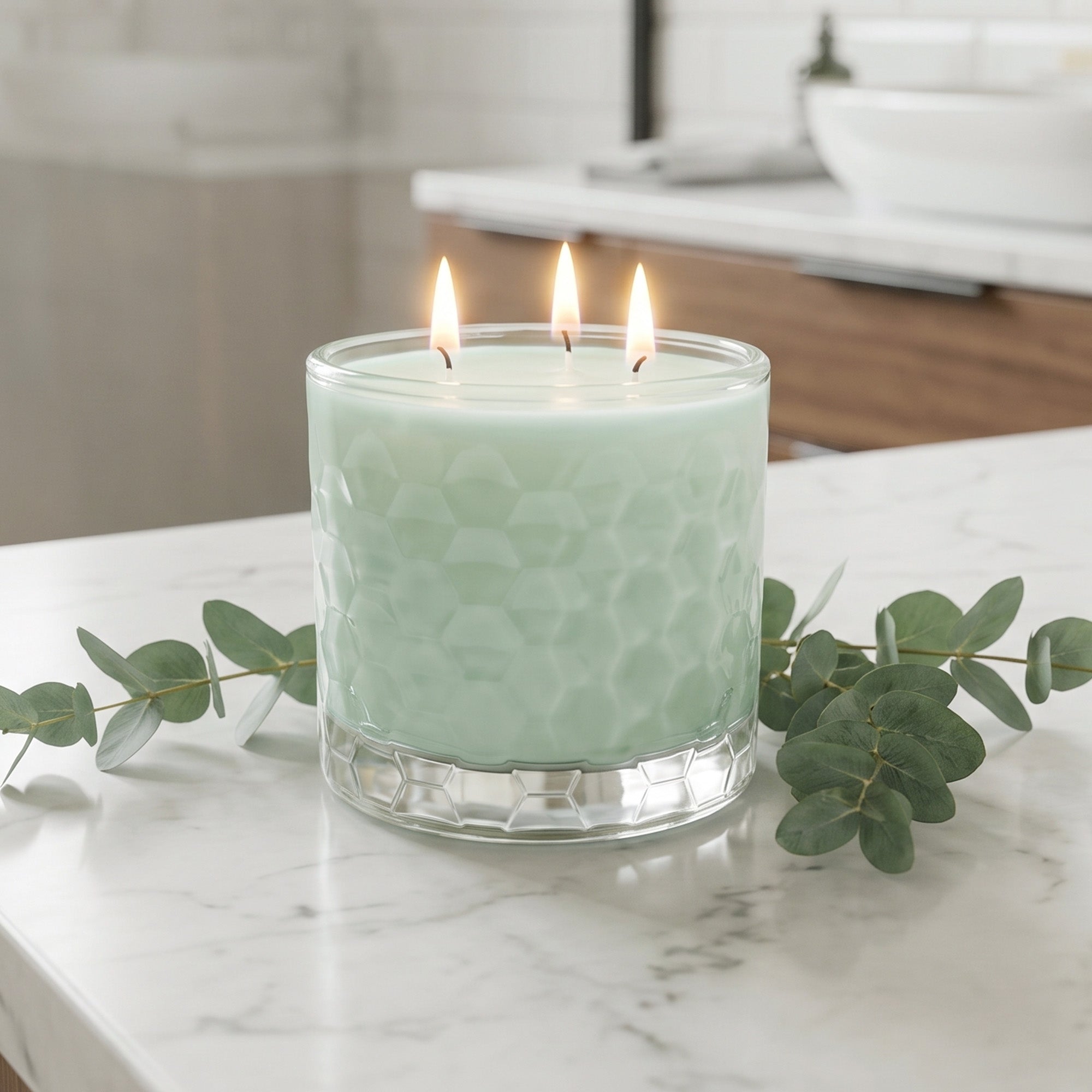 Eucalyptus - Courtside Essentials 3 Wick Soy Wax Candle