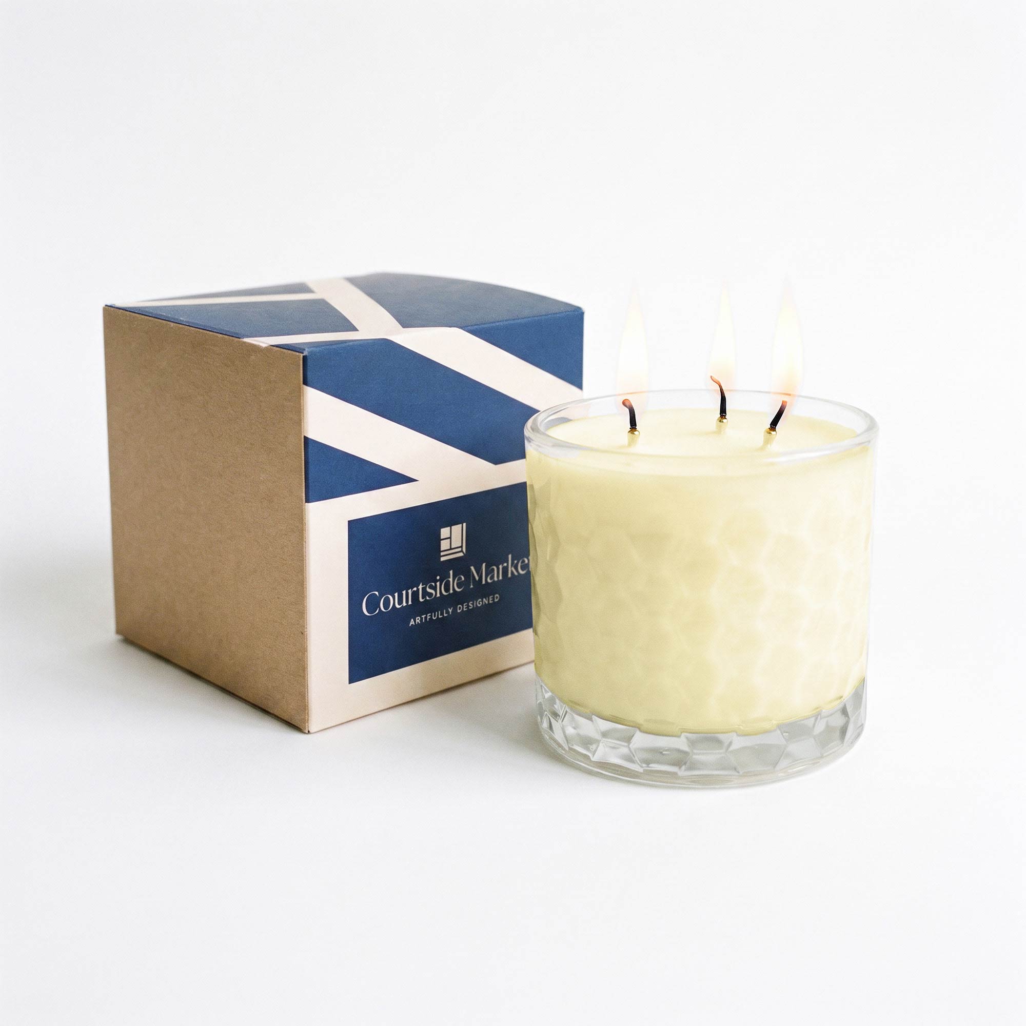Gardenia & Jasmine - Courtside Essentials 3 Wick 13.5oz Soy Wax Candle