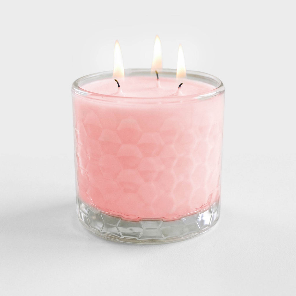 White Peach & Sandalwood - Courtside Essentials 3 Wick 13.5oz Soy Wax Candle