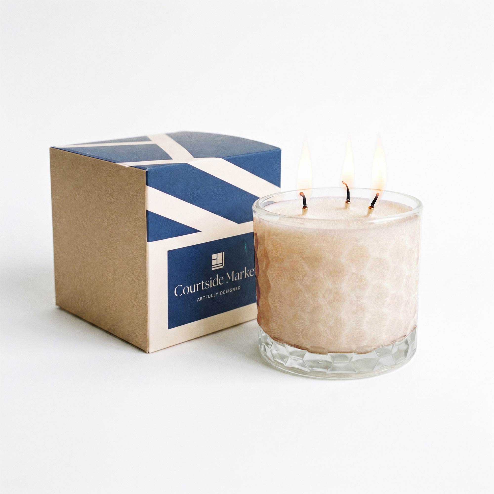 Smoked Leather & Cedar - Courtside Essentials 3 Wick 13.5oz Soy Wax Candle