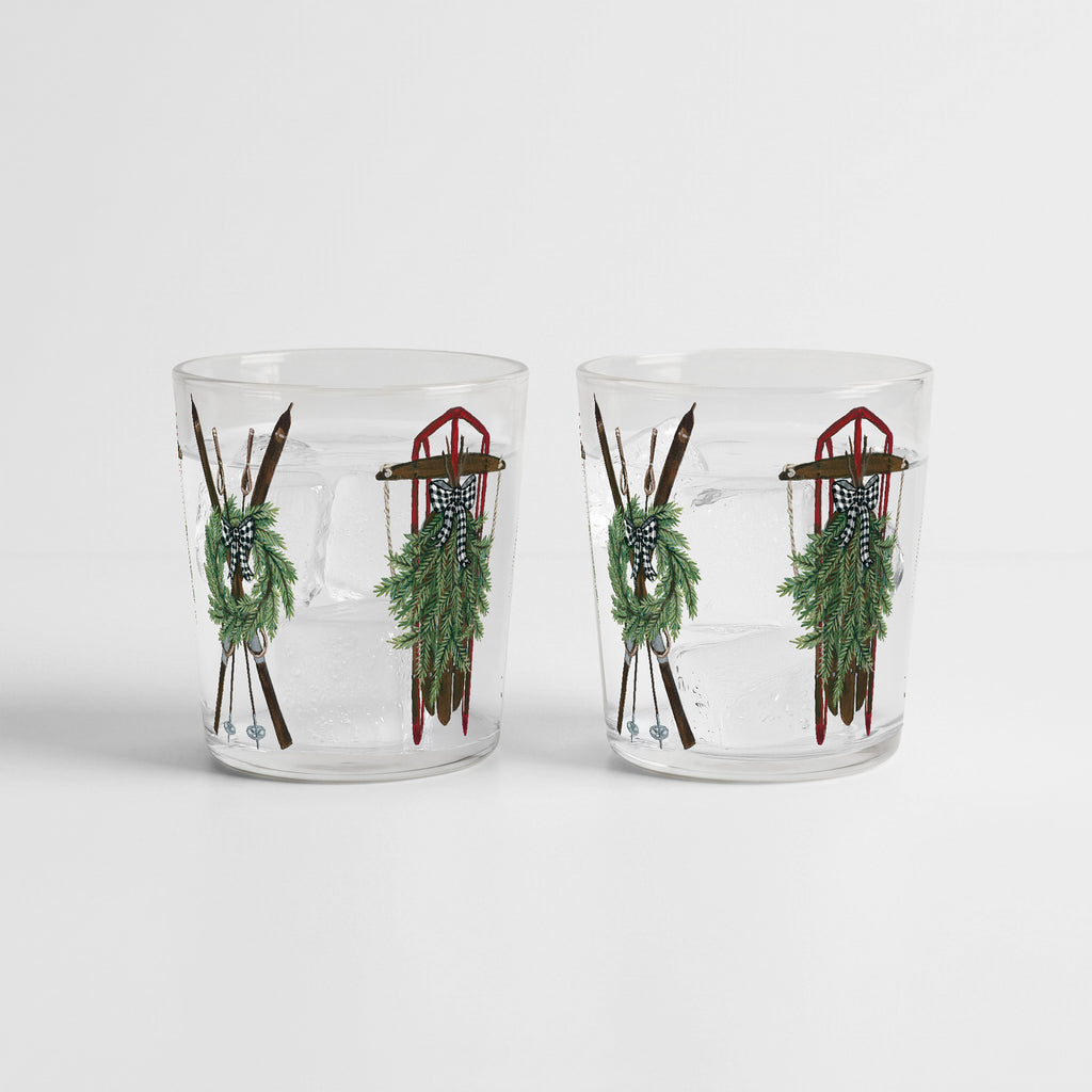 Vintage Christmas - Balsam Fir 9.6oz 2 piece Candle Set