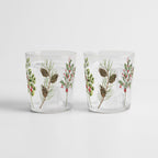 Winter Botanicals - Peppermint 9.6oz Candle 2 Piece Set