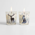 Winter Forest - Cranberry Spice and Balsam Fir 9.6oz Candle 2 Piece Set