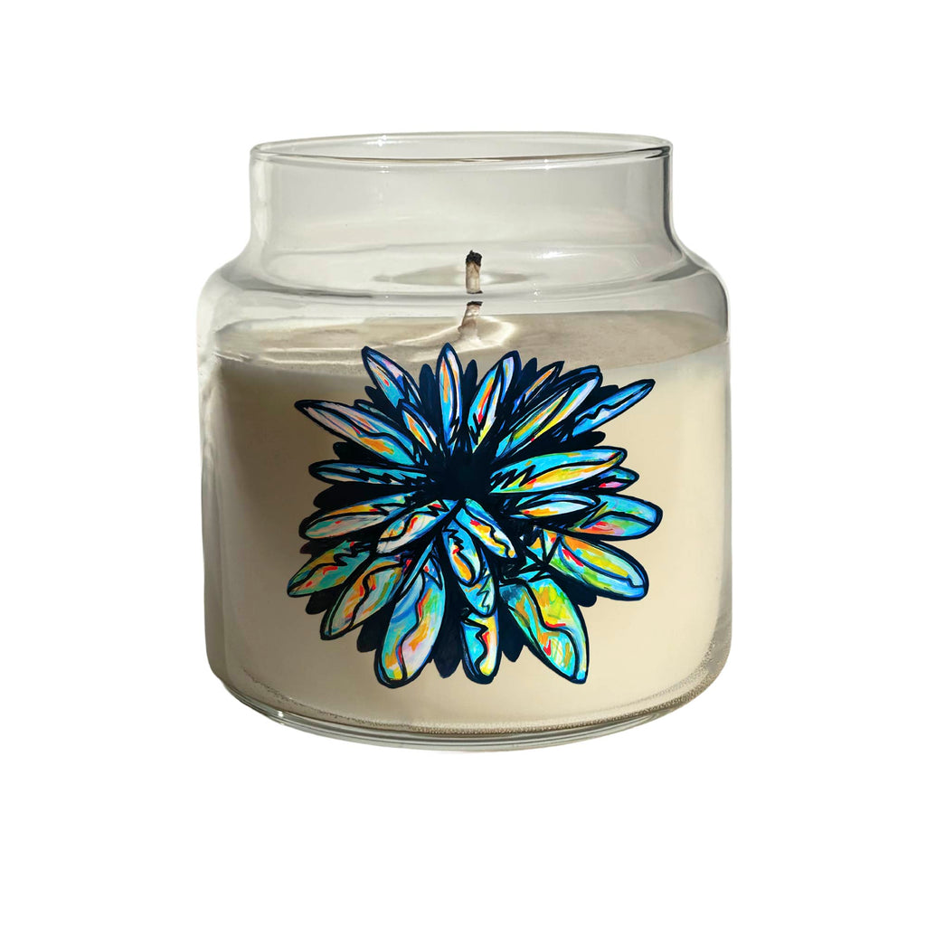 Studio Series - Burst - Mandarin and Sandalwood 16oz Soy Wax Candle - NovaHaus Collection