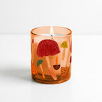 Mushrooms - Cinnamon and Vanilla 12oz Soy Wax Candle - Mushroom Hunting Collection by Michelle Ingari