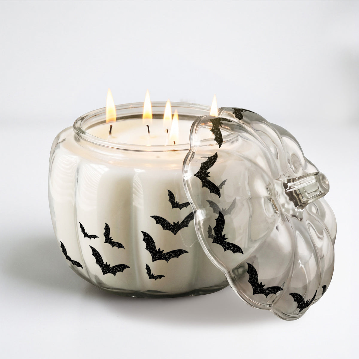 Pumpkin Spice + Maple  56oz 5-Wick Candle in Glass Pumpkin Vessel
