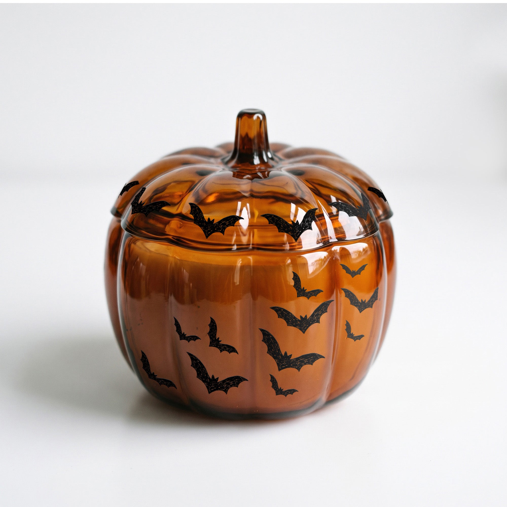 Pumpkin Spice + Apple 56oz 5-Wick Candle in Glass Pumpkin Vessel