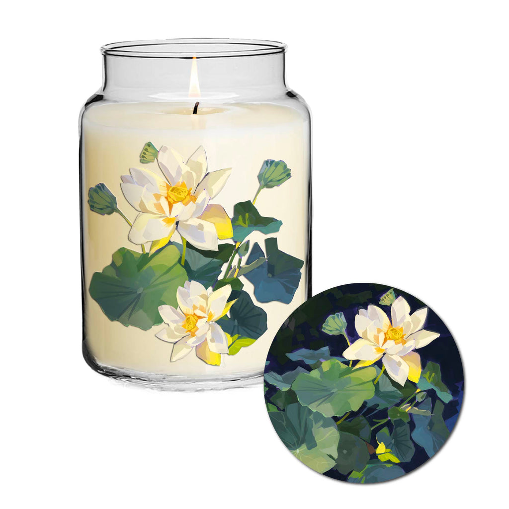 Ambrosia Collection - Water Lily - Water Lily and Pear 26oz Soy Wax Candle