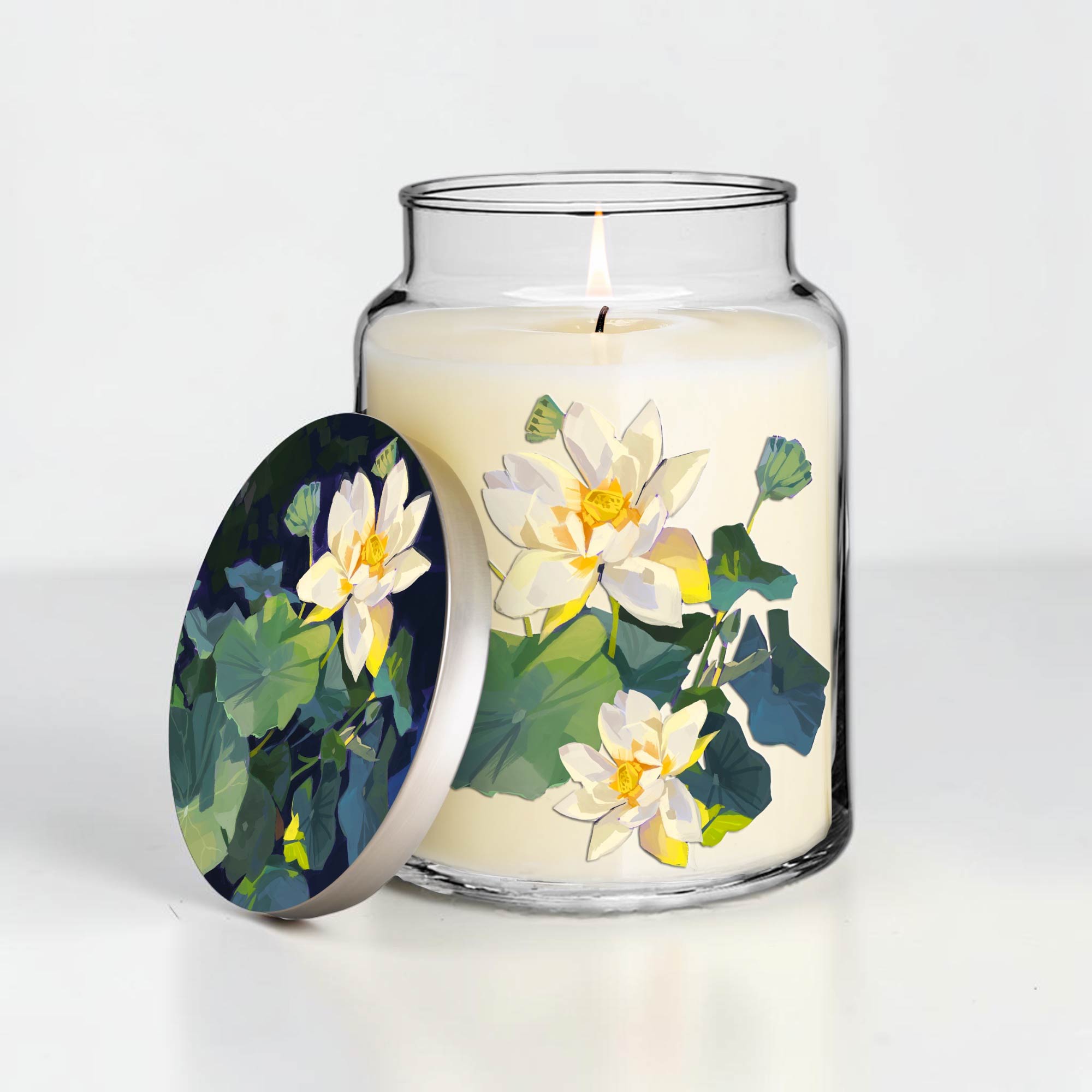 Ambrosia Collection - Water Lily - Water Lily and Pear 26oz Soy Wax Candle