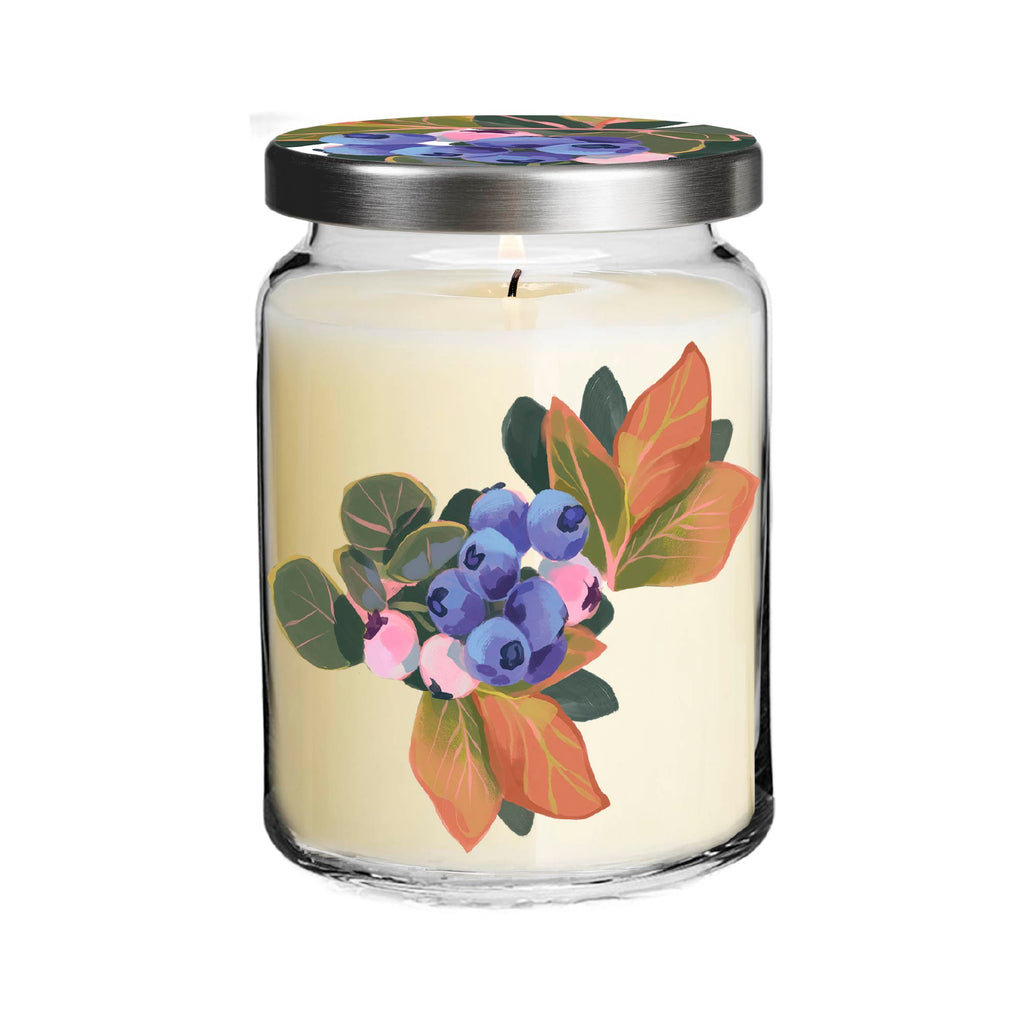 Ambrosia Collection - Blueberries - Blueberry and Lemon Peel 26oz Soy Wax Candle