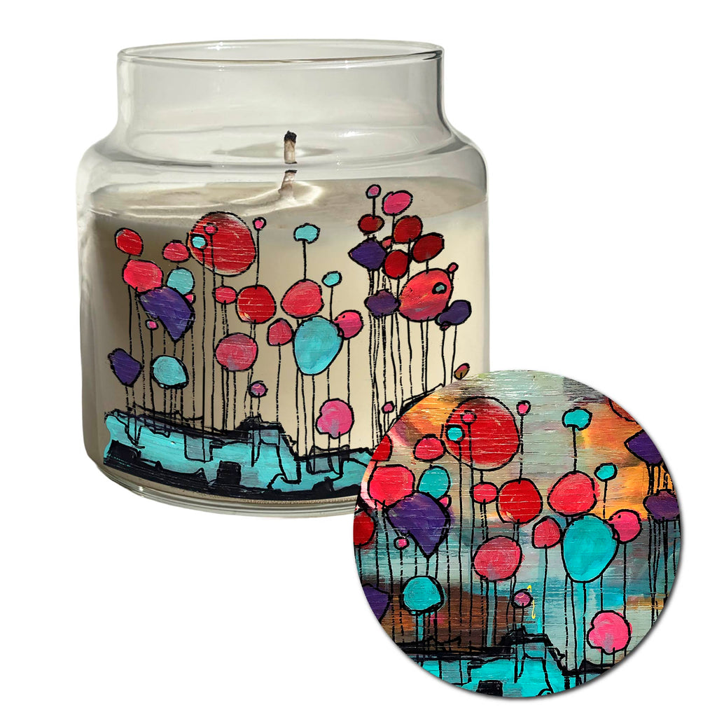 Studio Series - Buoyant - Peony and Passionfruit 16oz Soy Wax Candle - NovaHaus Collection