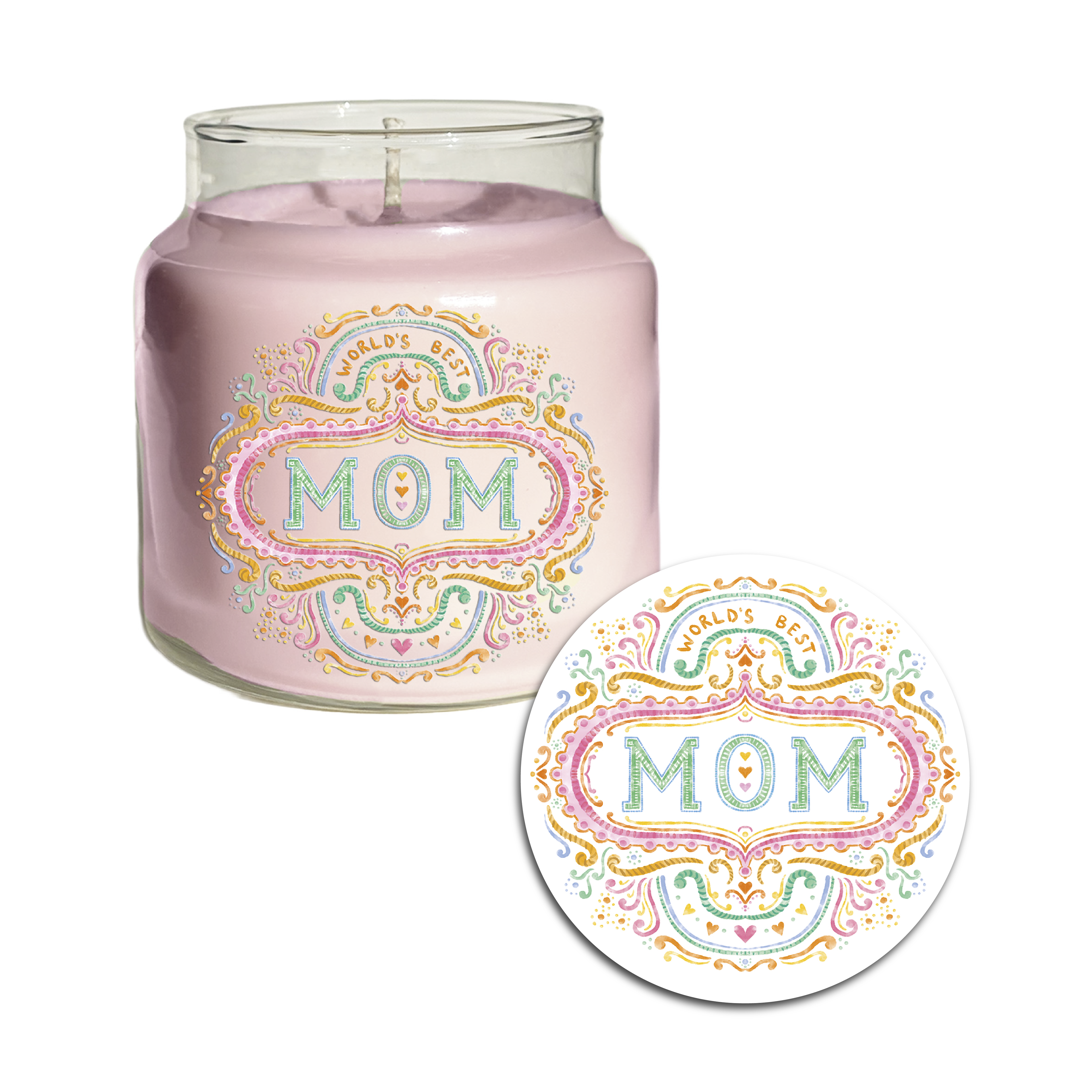 World's Best Mom - Gardenia Candle