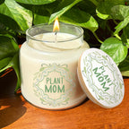 Plant Mom - Fresh Grass and Jasmine Candle