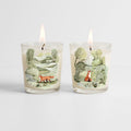Fox Adventure - Cinnamon Pear and Honey Vanilla 9.6 Soy Wax Candle 2 Piece Set