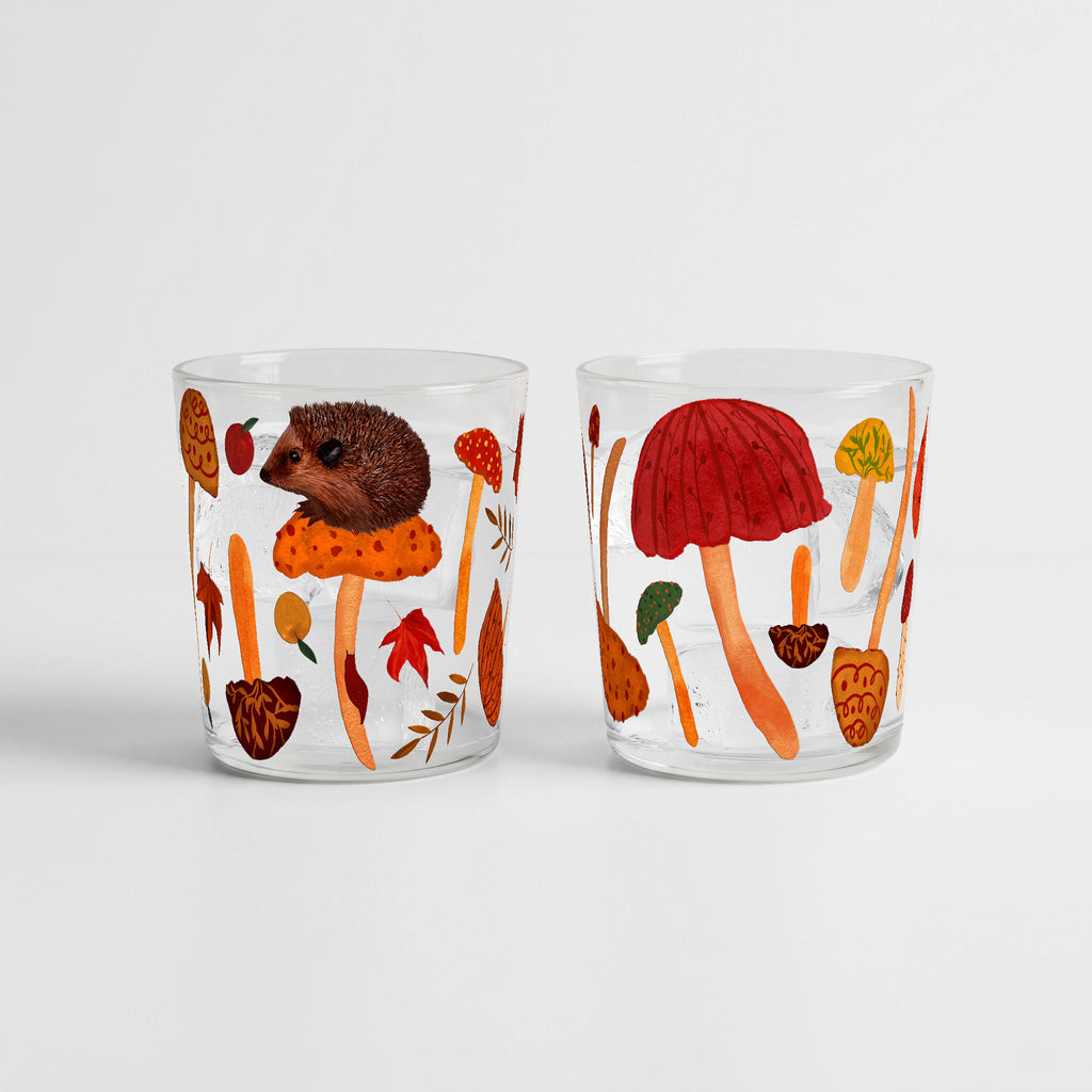 Mushroom Hunting - Pumpkin Spice and Apple Orchard 9.6oz Candle 2 Piece Set