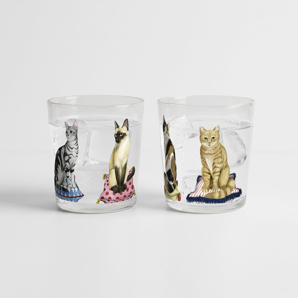 Lady Cats - Cinnamon Vanilla 9.6oz Candle 2 Piece Set