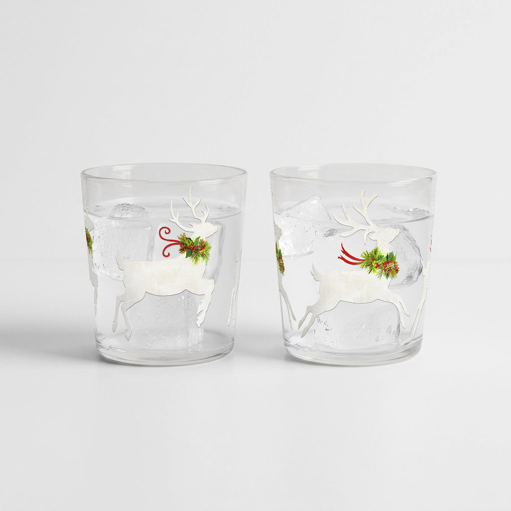 Dasher and Dancer - Balsam Fir and Cranberry Spice 9.6oz Candle 2 Piece Set