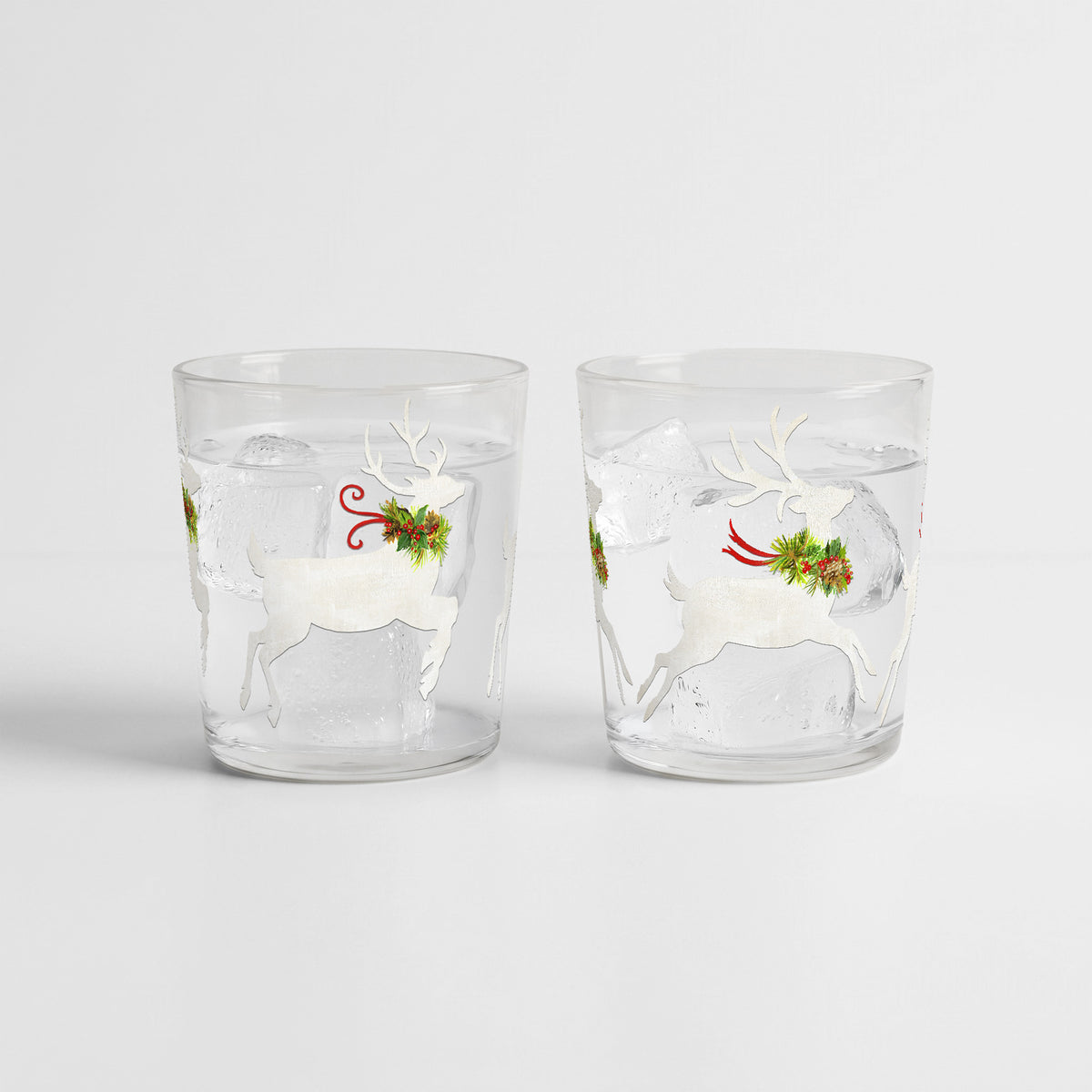 Dasher and Dancer - Balsam Fir and Cranberry Spice 9.6oz Candle 2 Piece Set